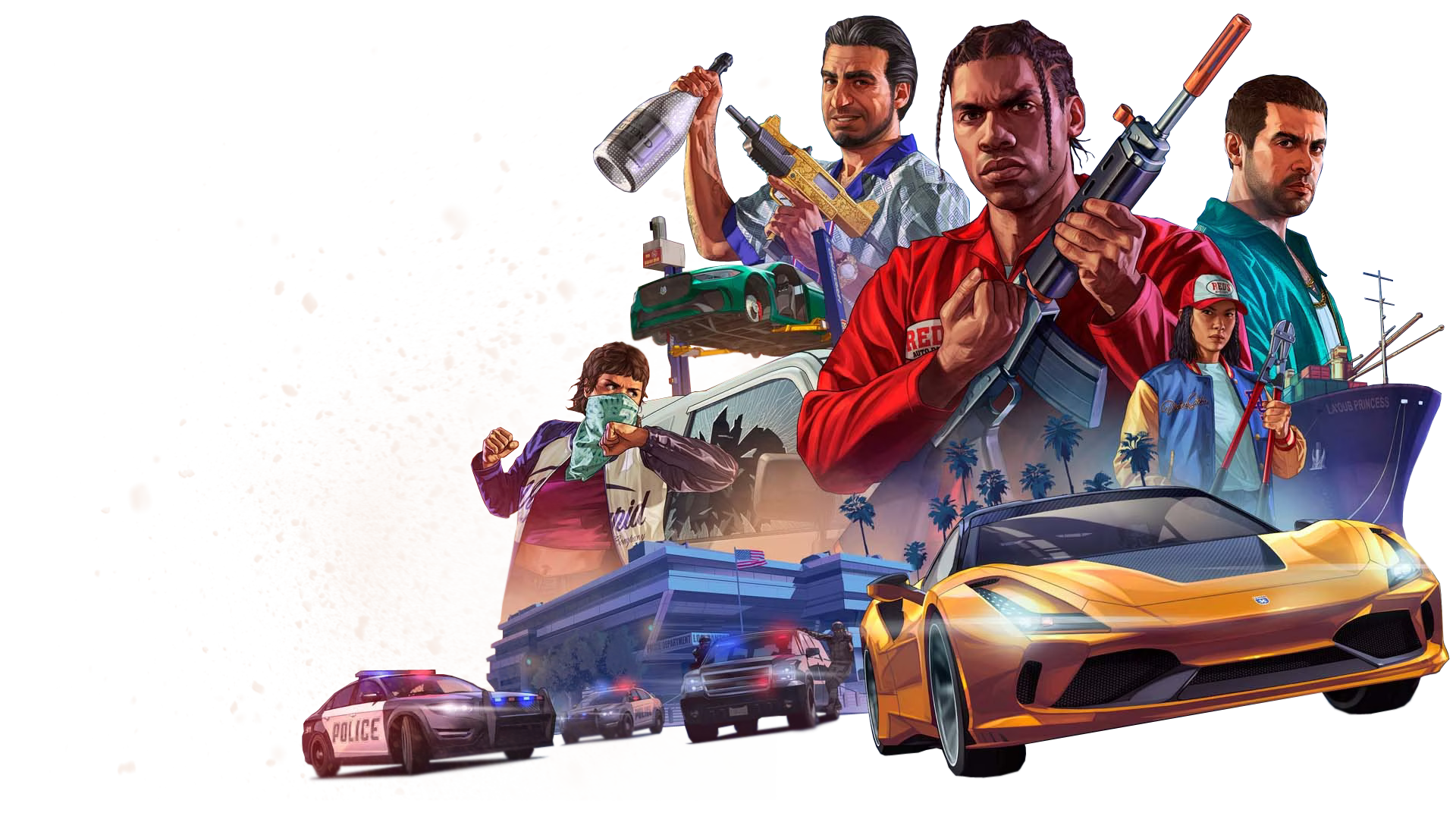 GTA 5 The Chop Shop DLC Artwork